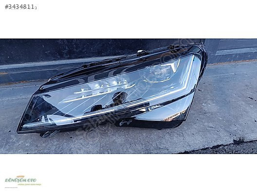 SCODA SÜPERB ÇIKMA ORJİNAL SOL FAR 2020 - 2023 MERCEKLİ