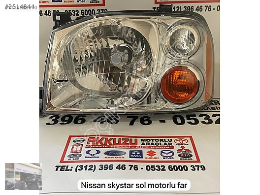 NİSSAN SKYSTAR SOL FAR [ MG0708X15 ]
