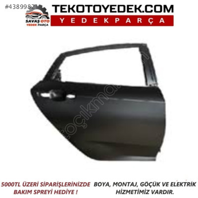 CİVİC FC5 ARKA KAPI SAĞ SOL 2016 2017 2018 2019 2020 2021