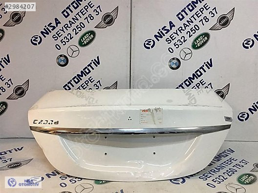MERCEDES C SERİSİ W205 C180 KASA BAGAJ KAPAĞI ORJ DÜZ BEYAZ