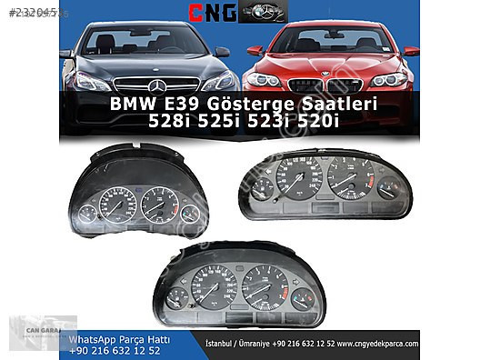 BMW E39 528İ 525İ 523İ 520İ Gösterge Saati Çıkma Orji