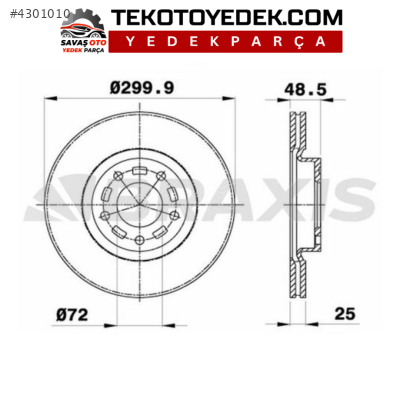 MAZDA 323 03-09 MAZDA 5 05 ÖN DİSK TAKIM / BRAXİS ORJ