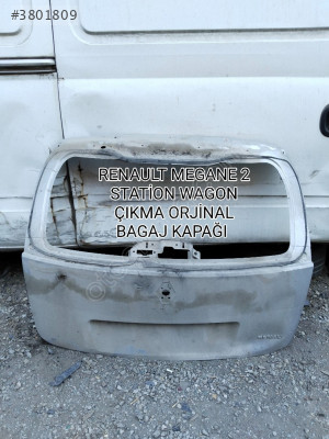 RENAULT MEGANE 2 STATİON WAGON ÇIKMA ORJİNAL BAGAJ KAPAĞI