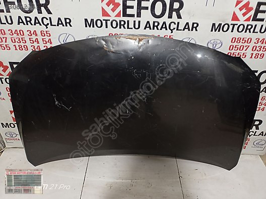 TOYOTA COROLLA MOTOR KAPUTU ÇIKMA ORİJİNAL PARÇA 2007-2012