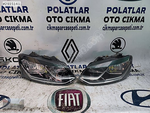 Volkswagen Polo ön far sağ sol orjinal 2014-2018