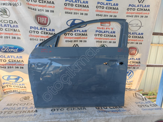 Opel Corsa F ön sol kapı Orjinal göçük hasarlı gıri