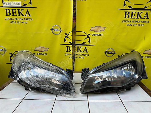 OPEL ASTRA J SAĞ SOL FAR TAKIM ÇIKMA ORJİNAL YEDEK PARÇA