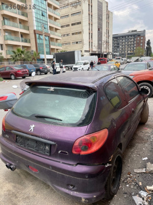 PEUGEOT 206 ARKA TAMPON