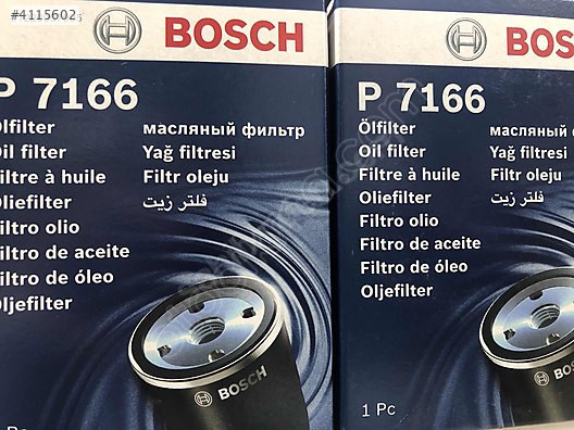 Bosch YAĞ FİLTRE P7166 MERCEDES A B C E CLA CLS SLK GLA