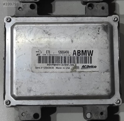 CHEVROLET CRUZE MOTOR BEYNİ E78 12655499 12643636