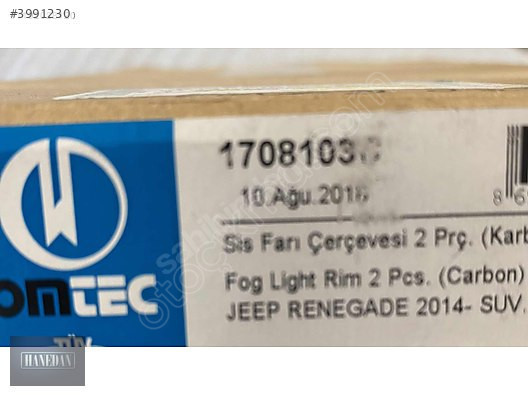 JEEP RENEGADE KARBON SİS FARI ÇERÇEVESİ (2014- sonrası)
