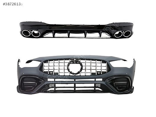 MERCEDES CLA W118 CLA45 ÖN TAMPON KOMPLE ARKA DİFÜZÖR 2020-