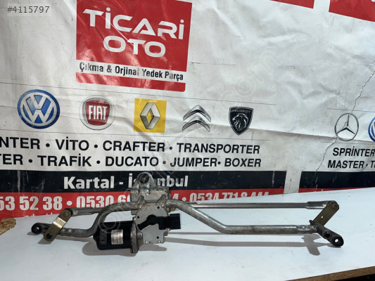 Volkswagen Transporter 5-6 Çıkma Orjinal Ön Cam Silecek Motoru