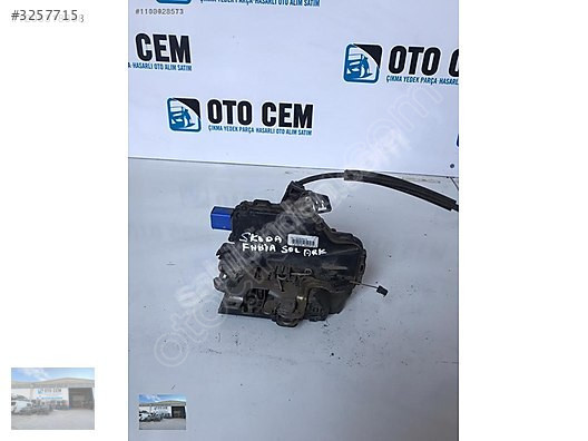 OTO CEMDEN ÇIKMA SKODA FABİA SOL ARKA KAPI KİLİDİ