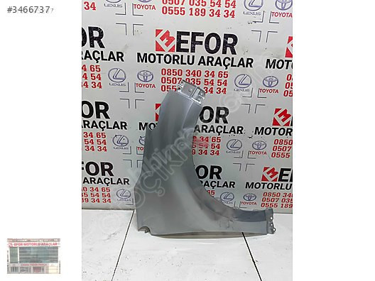 TOYOTA YARİS SAĞ ÖN ÇAMURLUK ÇIKMA ORJİNAL PARÇA 20-24