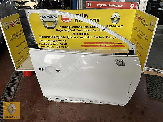RENUALT CLIO 4 ÇIKMA ORJİNAL SAĞ ÖN KAPI VE DİĞER PARÇALARI