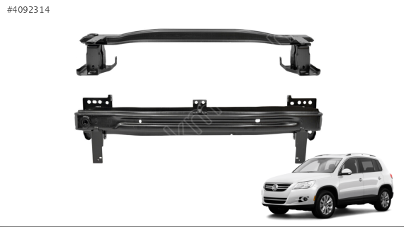 5N0807109B VW TİGUAN 08-11 ÖN TAMPON DEMİRİ