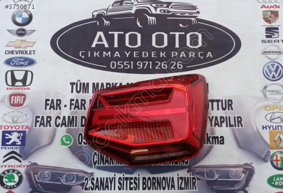 AUDİ Q2 LEDLİ SAĞ  STOP ORJİNAL ÇIKMA