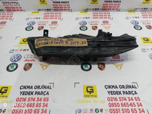 SKODA SUPERB 2019-2021 SOL SİS FARI OEM 3v0941699b ÇIKMA SÖKME