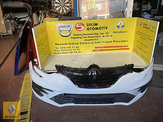 RENAULT MEGAN 4 2022 ÇIKMA ORJİNAL ÖN TAMPON DOLU VE DİĞER PARÇA
