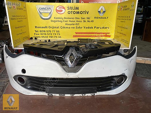 RENAULT CLIO 4 ÇIKMA ORJİNAL ÖN TAMPON VE DİĞER PARÇALARI