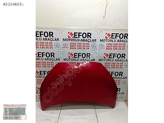 TOYOTA YARİS MOTOR KAPUTU ÇIKMA ORJİNAL YEDEK PARÇA 20-23