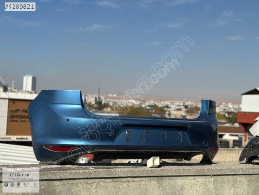 VOLKSWAGEN GOLF 7 2013-2017 MAVİ ARKA TAMPON