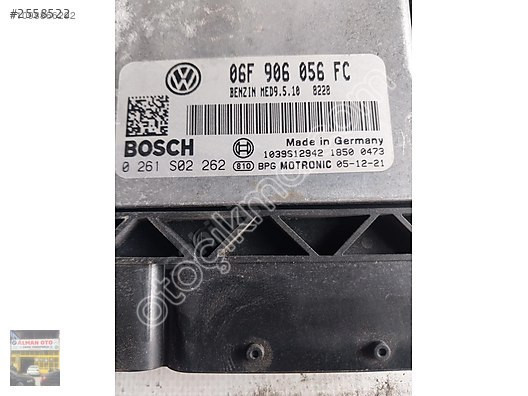 06F906056FC Volkswagen Passat 2,0 Fsi Motor Beyni