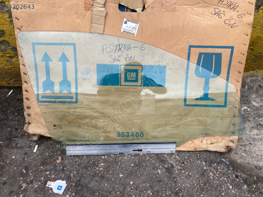 OPEL ASTRA G SAĞ ÖN KAPI CAMI SIFIR ORJİNAL 13205907 CANCAN OPEL