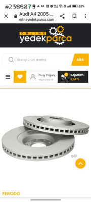 Audi a4 b6  firen diski  ön