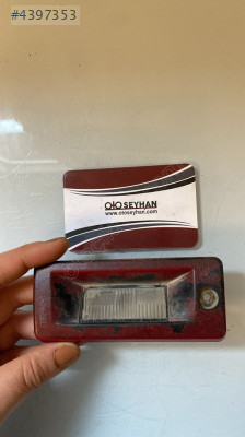 6K9943115 volkswagen caddy 2001 plaka lambası