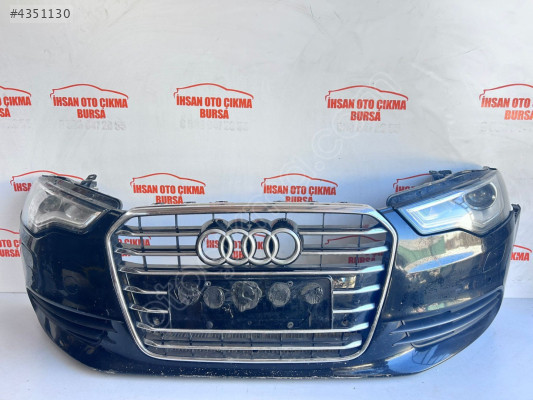 Audi a6 ön tampon dolu far panjur araçtan sökme 2012/15