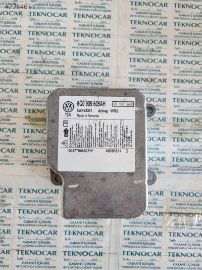 6Q0909605AH 5WK43351 VW CADDY AİRBAG BEYNİ