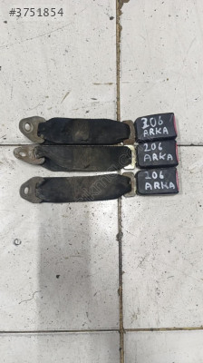 206 ARKA EMNİYET KEMERİ TOKASI AKİL YAMAN OTOMOTİV