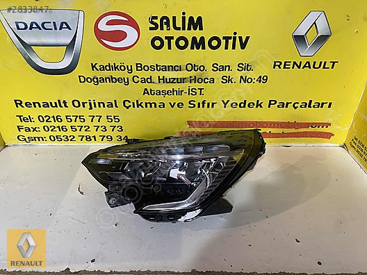 R5 Model Renault için Orjinal Çıkma Sol Far ve Diğer Parçala