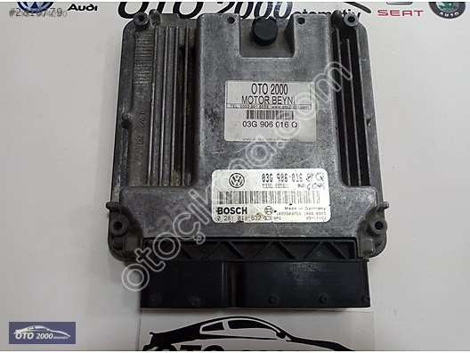 03G906016Q-EDC16U1 GOLF 5 1.9 TDİ BKC MOTOR BEYNİ