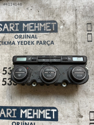 ÇIKMA VW PASSAT 3C0 907 044 AH 3C0907044AH KLİMA KONTROL PANELİ