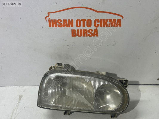 Golf 3 sağ far orijinal çıkma 1992 97 kasa