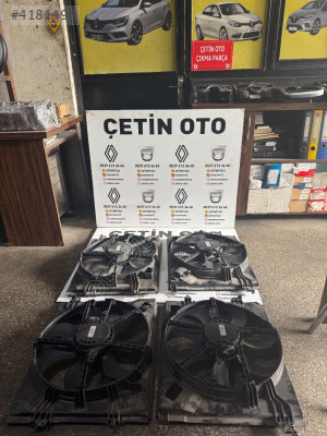 Megane 4-IV Talisman Fan Motoru + Fan Şasesi + Fan 214813939R