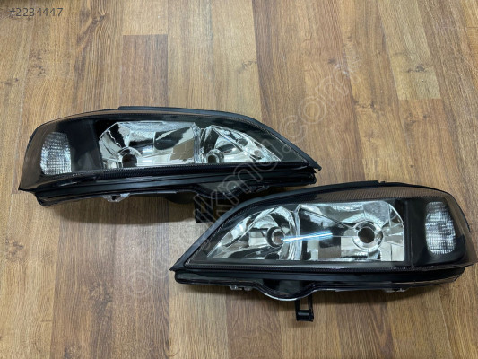Opel Astra G Sağ Sol Far Lambası Siyah 1998-2004