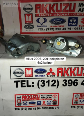 TOYOTA HİLUX TEK PİSTON 4*2 KALİPER