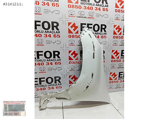 TOYOTA HİLUX SOL ÖN ÇAMURLUK ÇIKMA ORJİNAL PARÇA 16-24