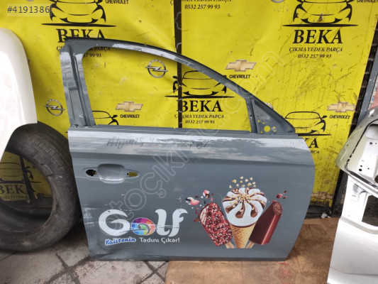 OPEL CORSA F SAĞ ÖN KAPI GRİ ÇIKMA ORJİNAL YEDEK PARÇA