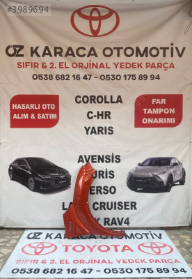 2016-2022 TOYOTA C-HR ÇIKMA ORJİNAL SAĞ ÖN ÇAMURLUK