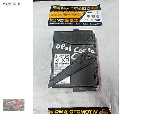 OPEL CORSA C BODY KONTROL BEYNİ 24467903