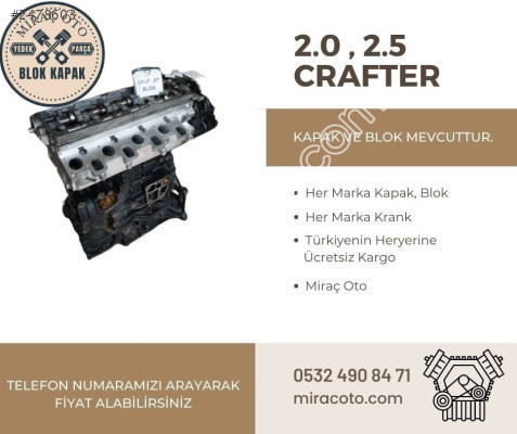 VW Crafter 2.0-2.5 Silindir Kapak - Oto Çıkma Parçalar