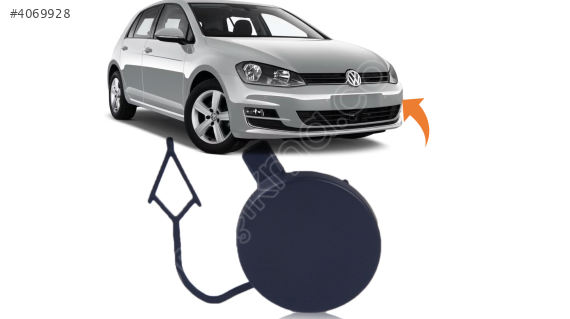 5G0807241 VW GOLF 7 2013-2016 ÖN ÇEKİ DEMİR KAPAĞI