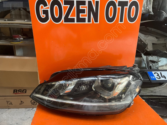 VOLKSWAGEN GOLF 7 ZENON SOL FAR TEK BEYİNLİ ORJİNAL ÇIKMA