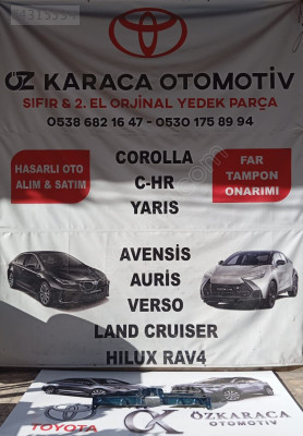 2024-2025 TOYOTA C-HR ÇIKMA ORİJİNAL ÖN PANEL ÜST SACI