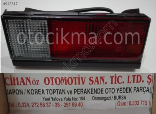 Kia Besta Sağ Bagaj Stop 1992 1995